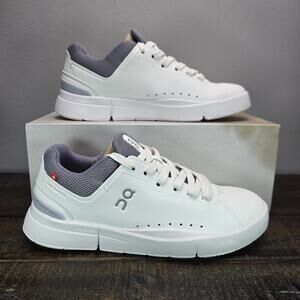 NEW On Cloud The Roger Advantage Womens Size 6.5 Court Tennis Shoes White Fossil